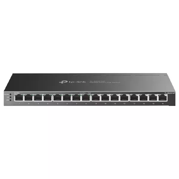 &divide; Switch gestionable poe+ tp-link tl-sg2016p 16p giga de estos 8p poe+ (120w) integracion por omada sd