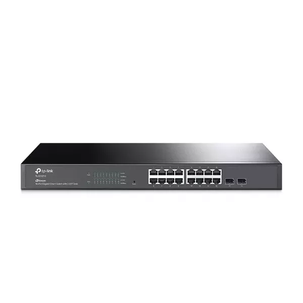 &divide; Switch gestionable jetstream 16p gigabit con 2 ranuras sfp gigabit rack 19" 1u