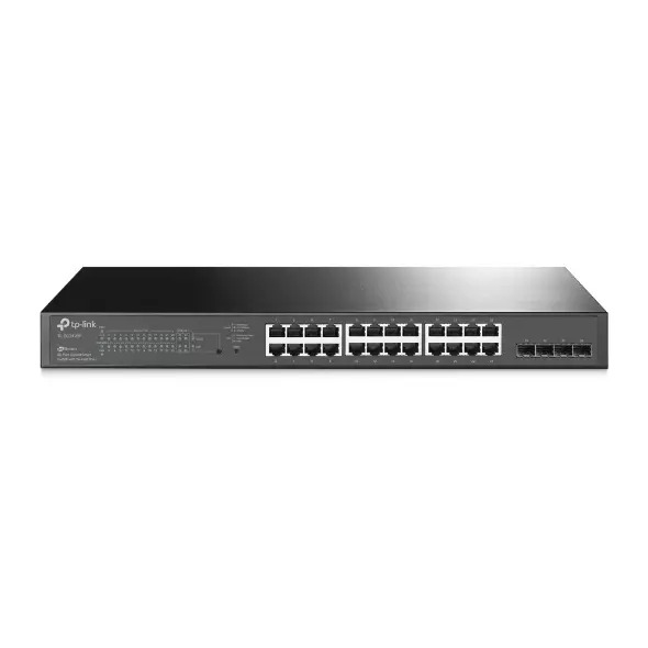 &divide; Switch semigestionable poe+ tp-link sg2428p 24p giga poe+ y 4 ranuras sfp gigabit