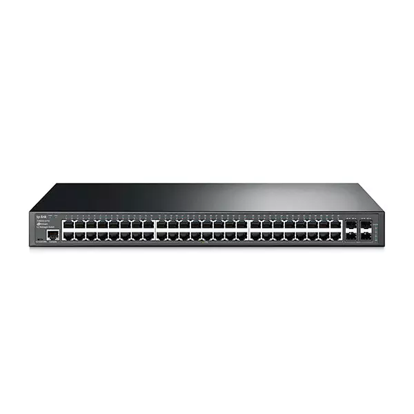 &divide; Switch gestionable l2 tp-link omada sg3452 52p 48x1gb 4x1gb sfp app metalico rack negro