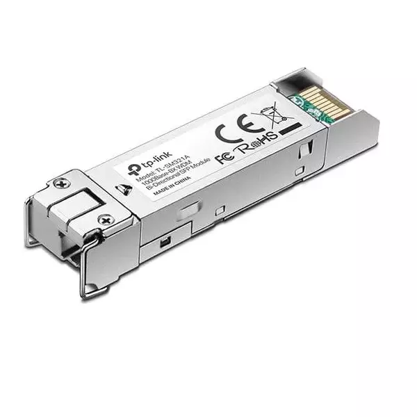 &divide; Transceiver tp-link sm321a-2 bidireccional wdm giga monomodo lc tx:1550nm/rx:1310nm hasta 2km