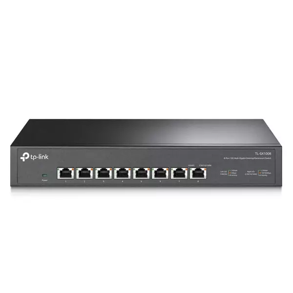 &divide; Switch no gestionable tp-link sx1008 8p 10gbps carcasa de metal no rack