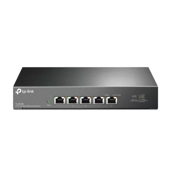&divide; Switch no gestionable tp-link tl-sx105 5p 5x10gb metalico negro
