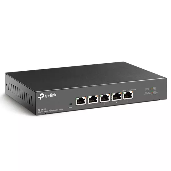 &divide; Switch no gestionable tp-link tl-sx105 5p 5x10gb metalico negro