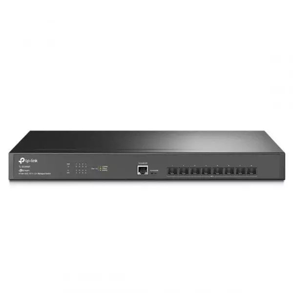 &divide; Switch gestionable l2+ tp-link sx308f 8p 10gbps sfp+ l2+ doble fuente redundante gestion omada sdn a