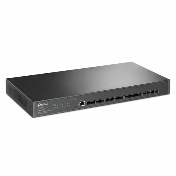 &divide; Switch gestionable l2+ tp-link sx3016f 16p 10gbps sfp+ l2+ doble fuente redundante gestion omada sdn
