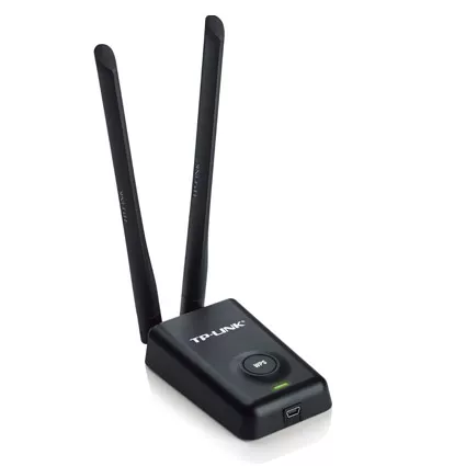 &divide; Usb wifi tp-link wn8200nd 300mb alta potencia 500mw 2 antenas 5dbi desmontables rp-sma 1p usb para a