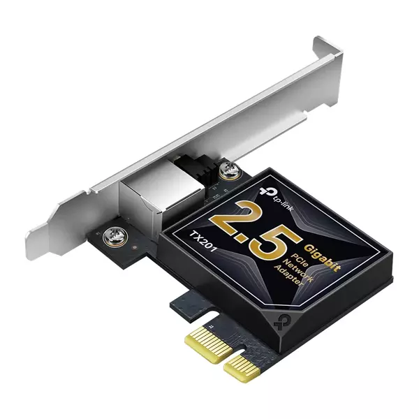 &divide; Tarjeta de red pcie 2.5gigabit tp-link tx201 incluye soporte estandar y de perfil bajo