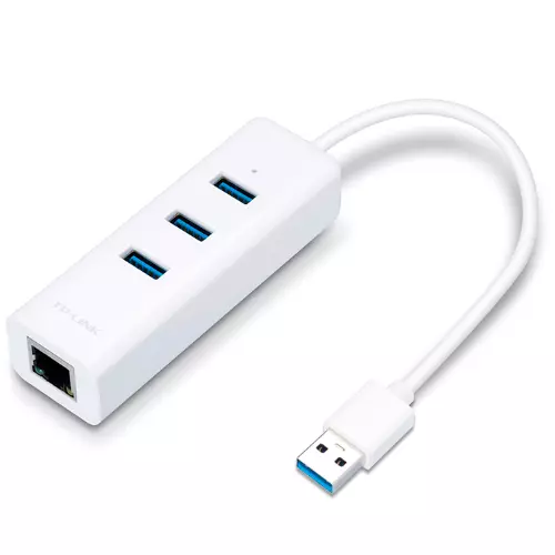 &divide; Conversor tp-link ue330 de usb3.0 a ethernet gigabit con hub 3p usb3.0