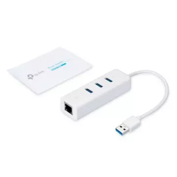 &divide; Conversor tp-link ue330 de usb3.0 a ethernet gigabit con hub 3p usb3.0