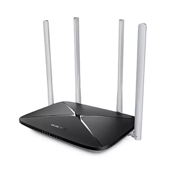 &divide; Router wifi ac dualband mercusys ac12 wifi ac1200 4 puertos lan 1 puerto wan 4 antenas de 5dbi