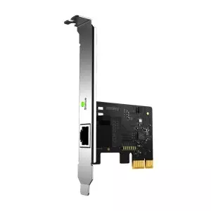 &divide; Tarjeta de red pcie gigabit mercusys incluye soporte estandar y de perfil bajo