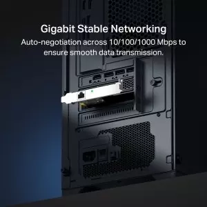 &divide; Tarjeta de red pcie gigabit mercusys incluye soporte estandar y de perfil bajo