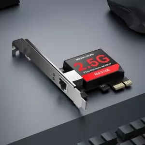 &divide; Tarjeta de red pcie 2.5gbps mercusys ma310e incluye soporte estandar y de perfil bajo