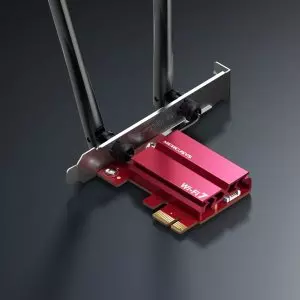 &divide; Pci express wifi 7 triband y bluetooth 5.3 mercusys ma37be be6500 2882mps 6ghz 2 antenas