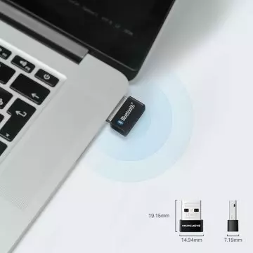 &divide; Adaptador usb bluetooth 5.3 mercusys ma530 tamano nano usmb