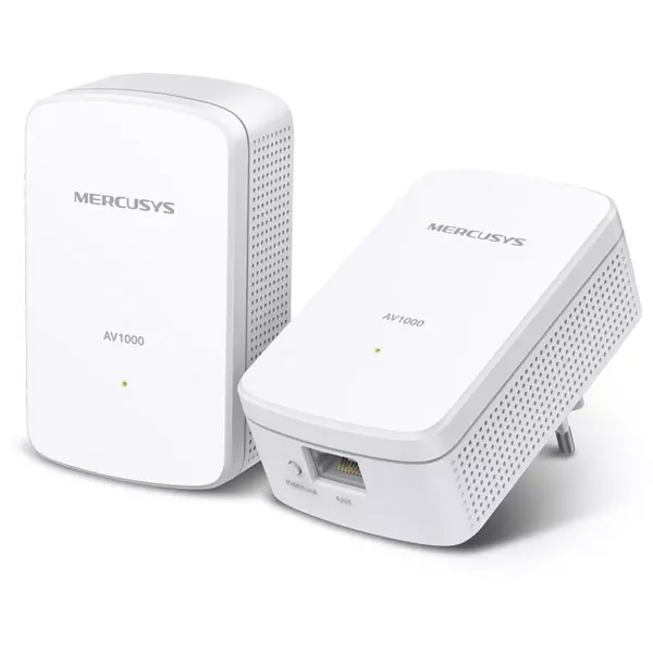 &divide; Homeplug mercusys mp500 kit con conexion lan gigabit kit 2 unidades