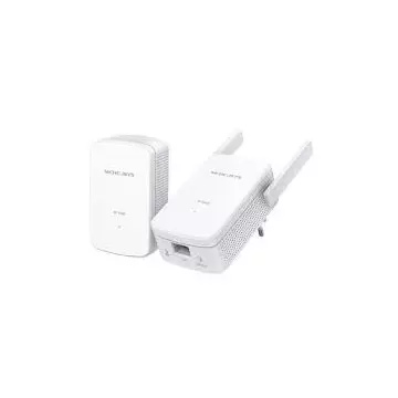 &divide; Homeplug wifi mercusys mp510 kit wifi n 300mbps con puerto ethernet gigabit kit compuesto por emisor