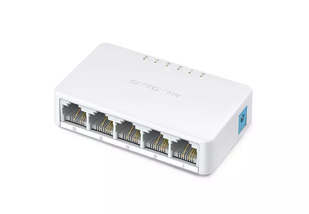 &divide; Switch no gestionable mercusys ms105 5p 10/100 ethernet mini desktop