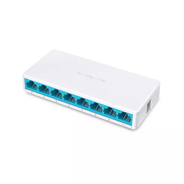 &divide; Switch no gestionable mercusys ms108 8p 10/100 ethernet mini desktop