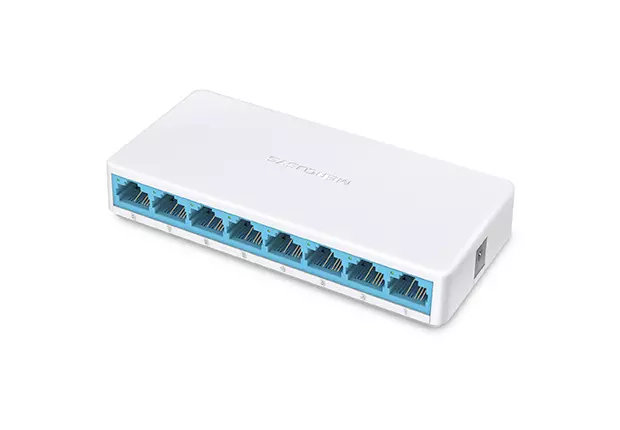 &divide; Switch no gestionable mercusys ms108 8p 10/100 ethernet mini desktop