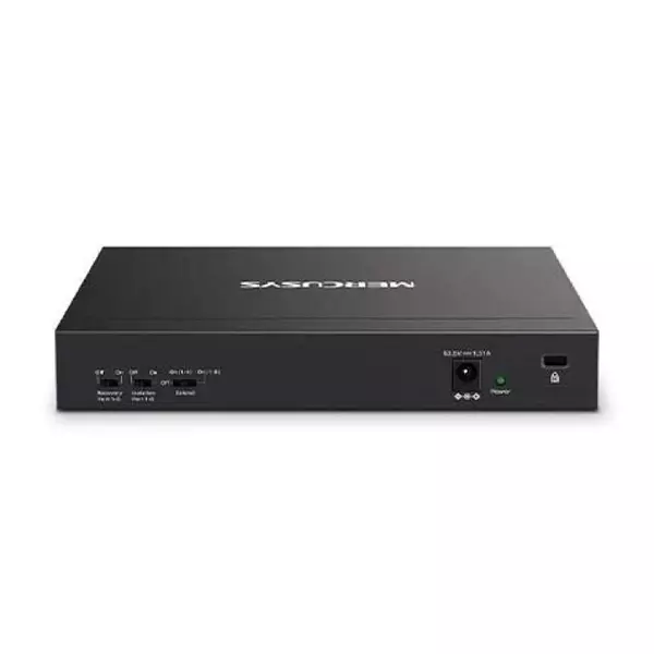 &divide; Switch poe+ no gestionable mercusys ms110p 10p 10/100 con 8p poe+ 65w ethernet mini desktop