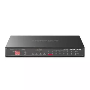 &divide; Switch no gestionable mercusys ms112gmp 12p 10xgb lan 2xsfp 8xpoe+ 110w carcasa metalica