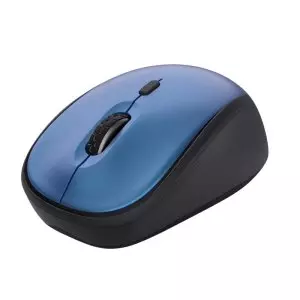 &divide; Mouse trust wireless yvi+ eco azul 1600dpi ajustable 4 botones