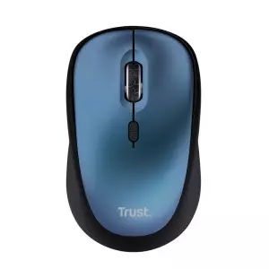 &divide; Mouse trust wireless yvi+ eco azul 1600dpi ajustable 4 botones