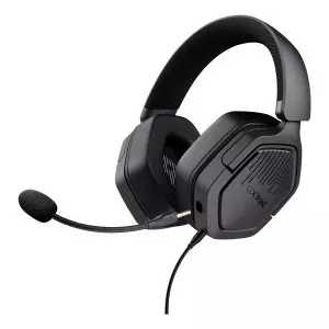 &divide; Headset trust gxt 492 carus negro cable 120cm jack 3.5mm
