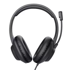 &divide; Headset trust ayda max color negro jack 3.5mm cable 1,8m