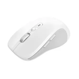 &divide; Mouse trust wireless y bluetooth ferro blanco 3200 dpi ajustable 9 botones 3 dispositivos