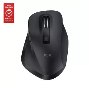 &divide; Mouse trust bluetooth fyda negro 2400 dpi ajustable 6 botones