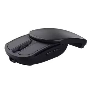 &divide; Mouse trust wireless zylo negro 2400 dpi ajustable 6 botones plegable