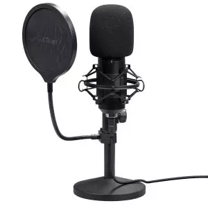&divide; Microfono trust usb gxt 269 emita ii cardioide soporte metal antivibracion mute negro