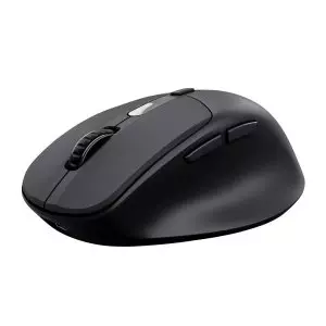 &divide; Mouse trust wireless zevo bt/2.4ghz 6 botones 1200-3200dpi recargable color negro.