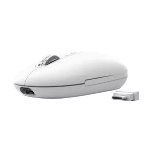 &divide; Mouse trust wireless seron hypscroll slim 400-2400dpi 6 botones recargable fsc grs blanco
