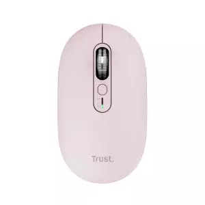 &divide; Mouse trust wireless seron hypscroll slim 400-2400dpi 6 botones recargable fsc grs rosa