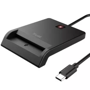 &divide; Lector externo de dnie trust primo usb-c compatible con eid, dnie 4.0, edowod o cie