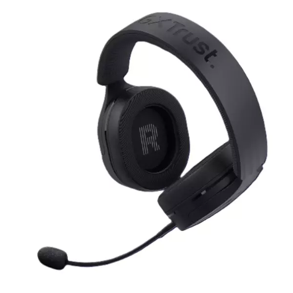 &divide; Headset trust gaming gxt 489 negro fayzo 24898 microfono desmontable plegable cable trenzado 1,2m ja