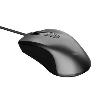 &divide; Mouse trust carve usb 3 botones y rueda desplazamiento 1200dpi color negro 23733