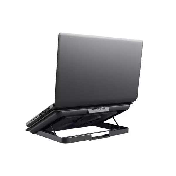 &divide; Soporte de portatil trust con ventilador 18cm altura ajustable hasta 16" 24613