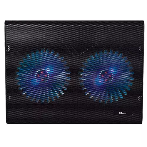 &divide; Base de refrigeracion para portatiles trust  con 2 ventiladores y leds azul hasta 17.3" 20104*