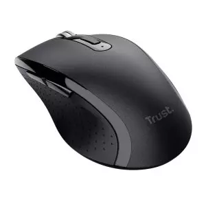 &divide; Mouse trust wireless yvi+ negro silent click 1600dpi ajustable 6 botones