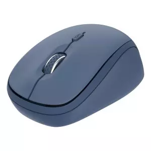 &divide; Mouse trust wireless y bluetooth yvi+ azul 1600dpi ajustable 3 botones 3 dispositivos
