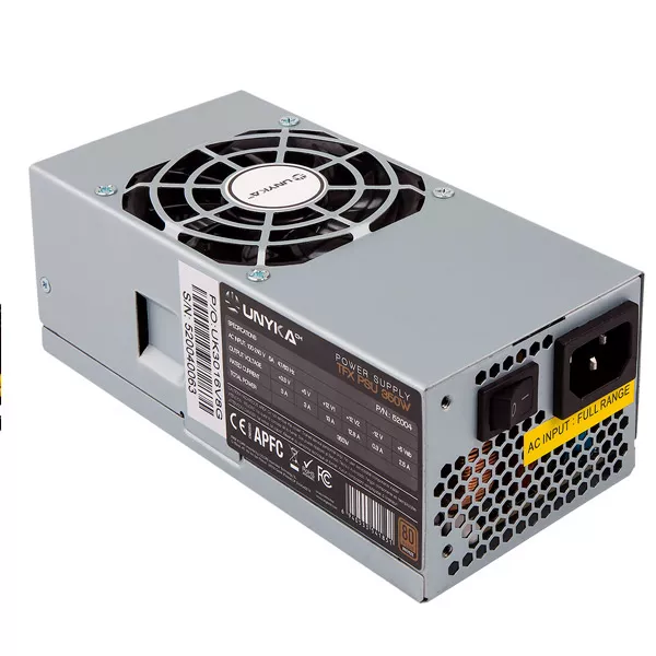 &divide; Fuente alimentacion tfx unykach 52004 350w 80+ bronze
