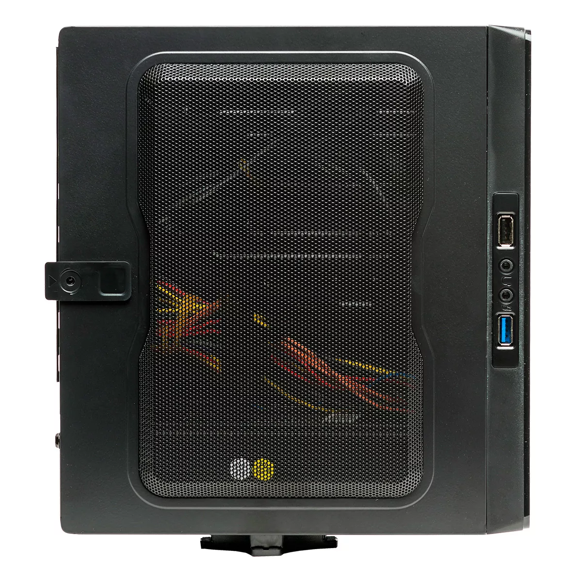&divide; Caja itx unykach uk1007 uso en posicion horicontal o vertical, incluye soporte vesa para colgar usb