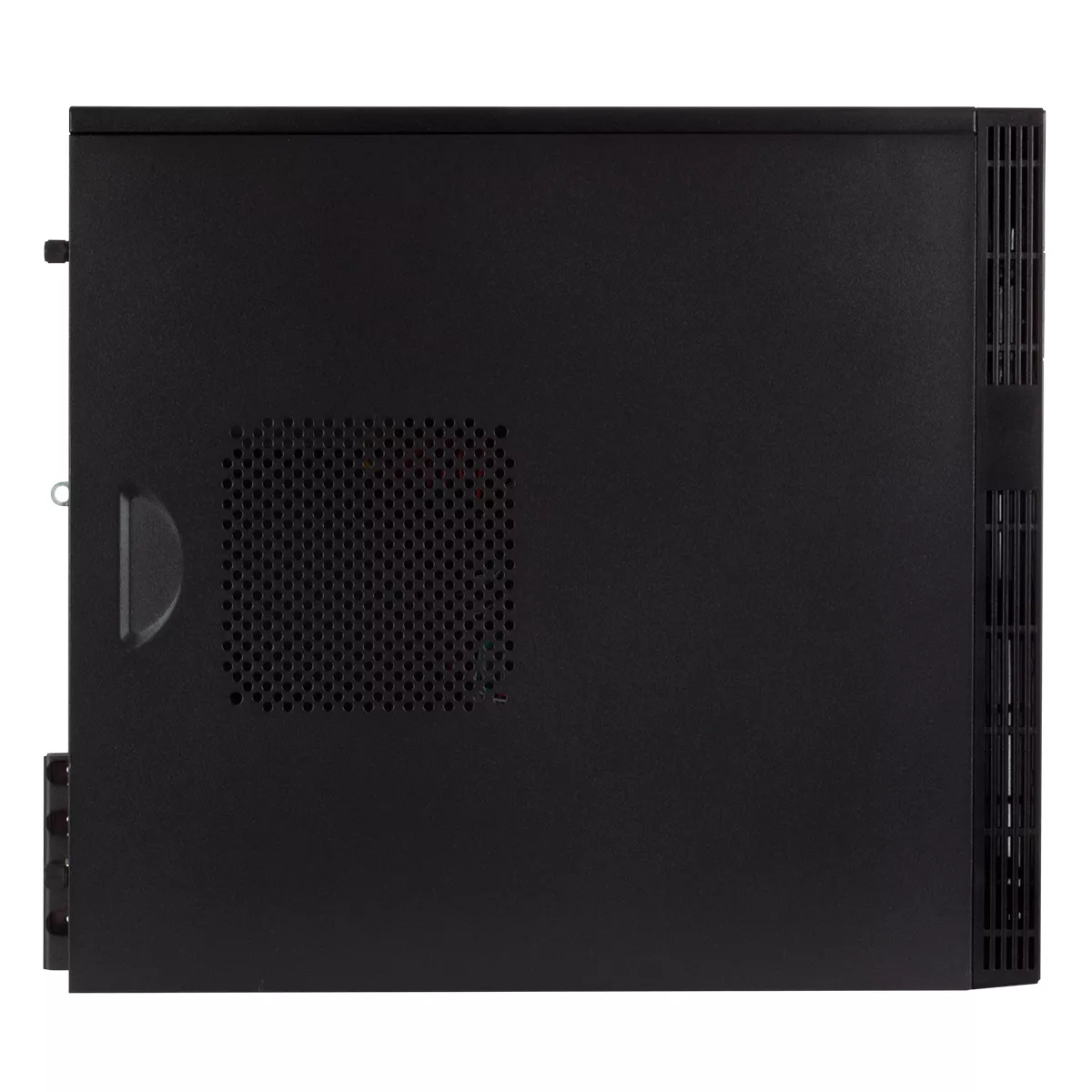 &divide; Caja microatx unykach grey rain evo color negro frontal cepillado con regillas laterales usb 2.0 y