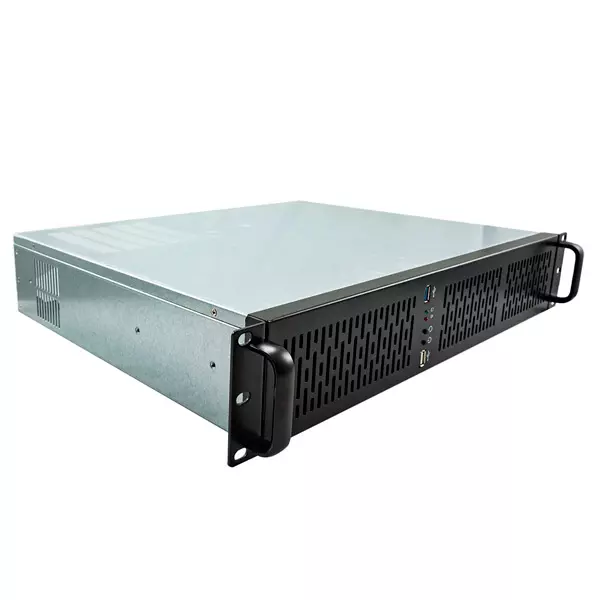 &divide; Caja rack 19" 2u unykach uk2129 rejilla frontal con filtro antipolvo usb 2.0 y 3.0