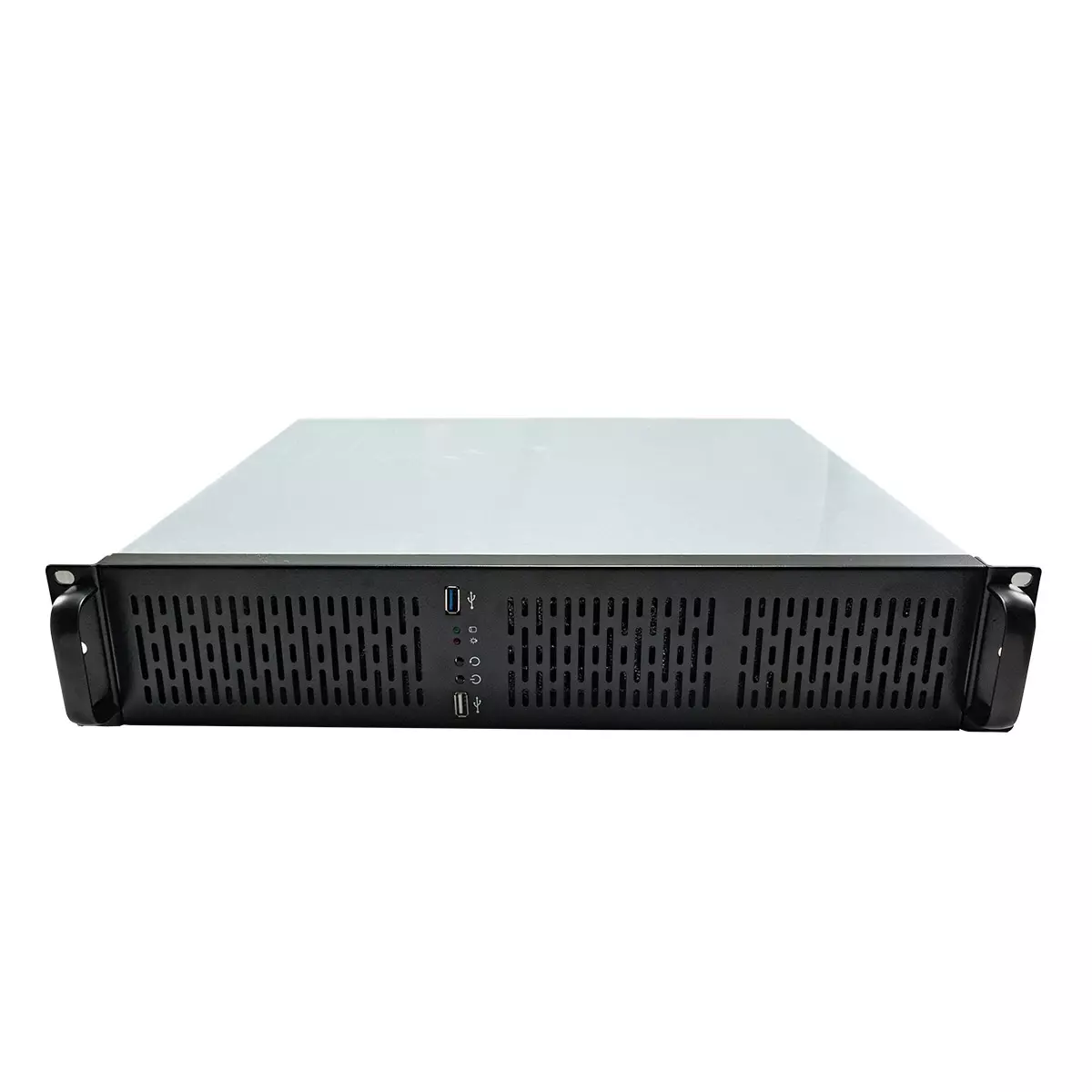 &divide; Caja rack 19" 2u unykach uk2129 rejilla frontal con filtro antipolvo usb 2.0 y 3.0